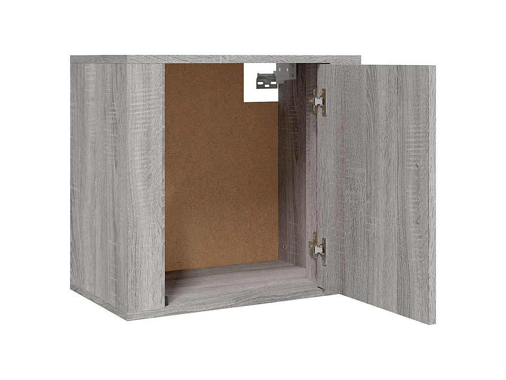 Table de chevet murale Sonoma gris 50x30x47 cm