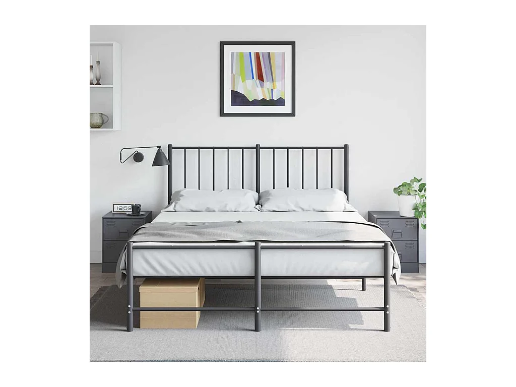 Tables de chevet 2 pcs anthracite 34,5x39x44 cm acier