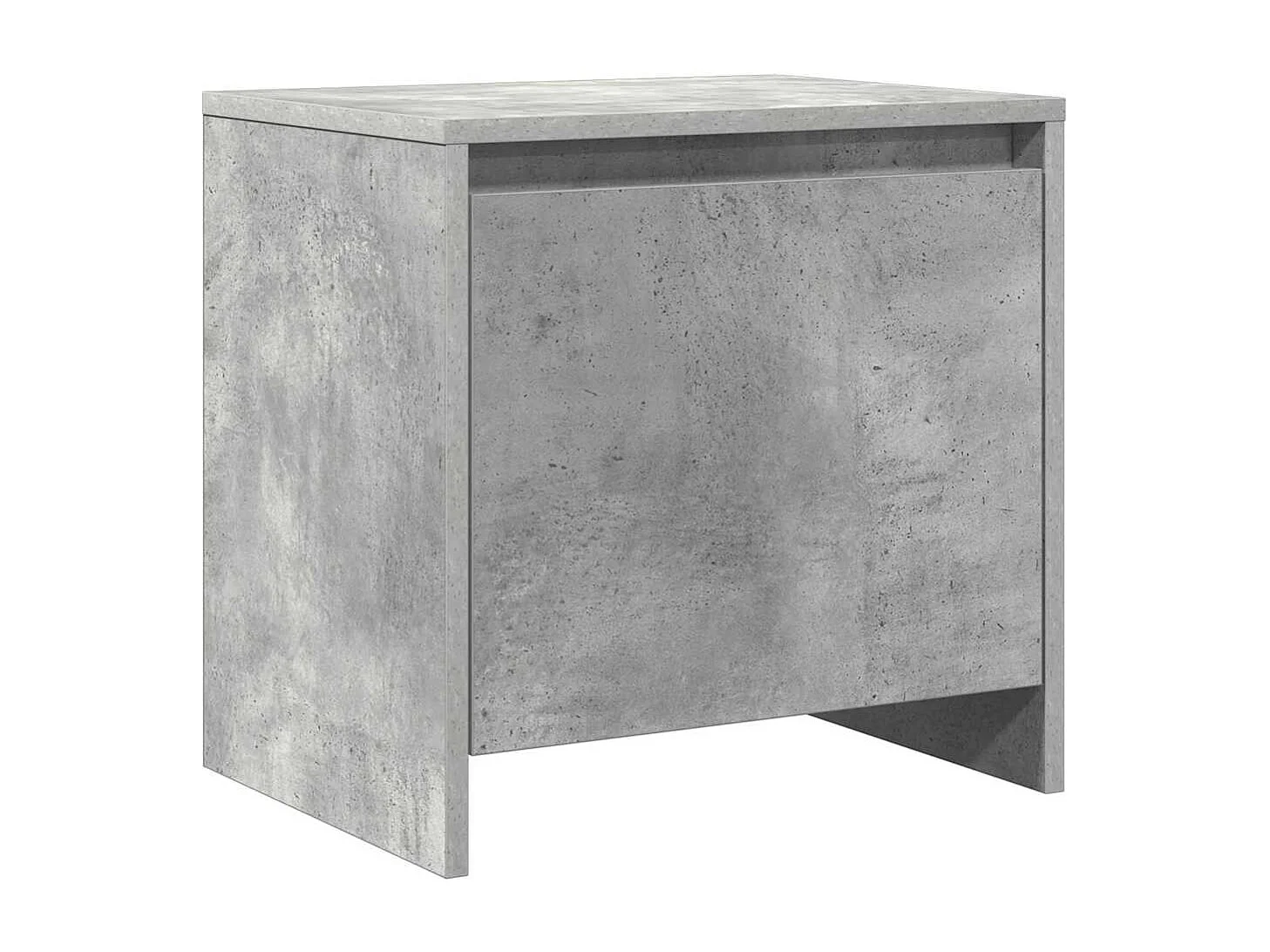 Comodini 2 pz Grigio Cemento 45x34x44,5 cm in Truciolato