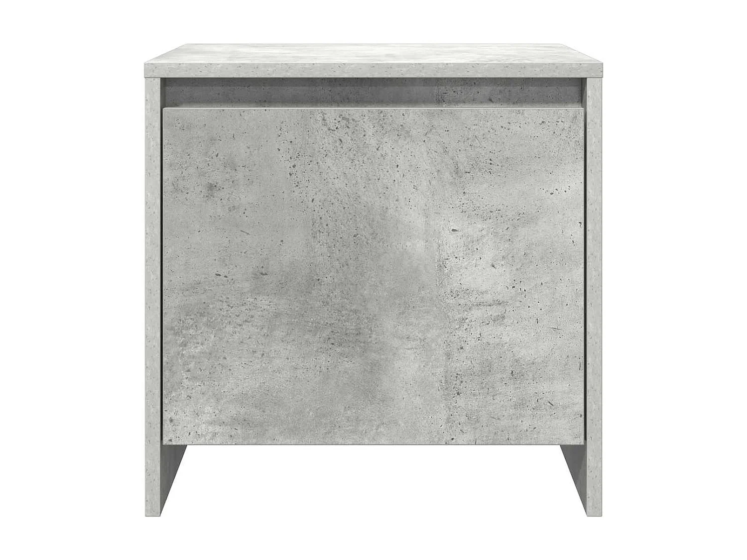 Comodini 2 pz Grigio Cemento 45x34x44,5 cm in Truciolato