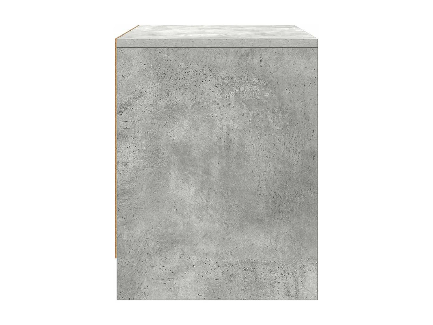Comodini 2 pz Grigio Cemento 45x34x44,5 cm in Truciolato