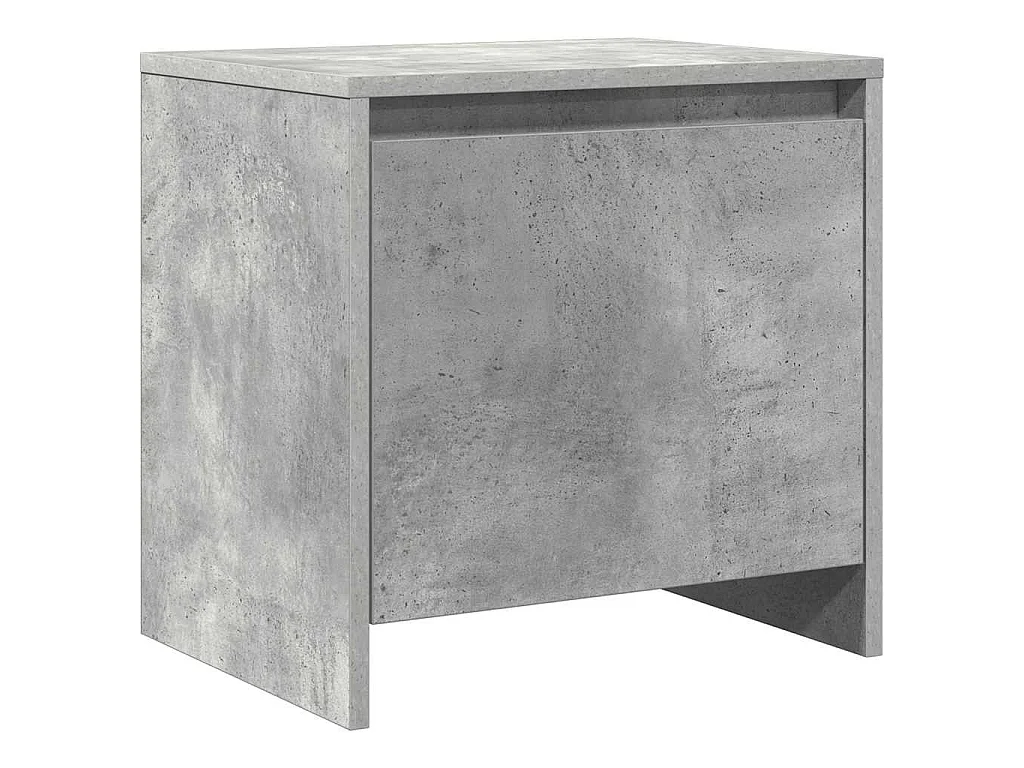 Nachtkastjes 2 st 45x34x44,5 cm bewerkt hout betongrijs