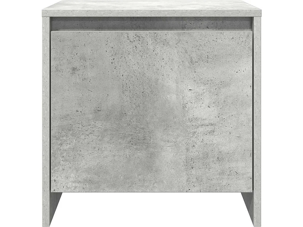 Nachtkastjes 2 st 45x34x44,5 cm bewerkt hout betongrijs