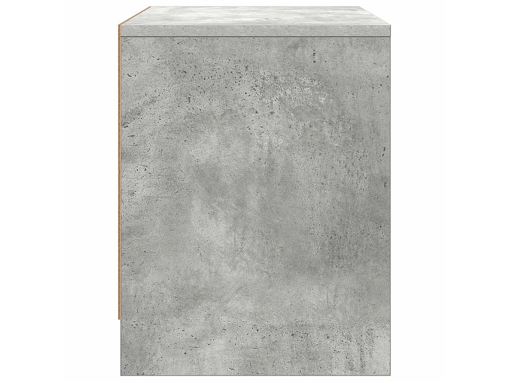 Nachtkastjes 2 st 45x34x44,5 cm bewerkt hout betongrijs