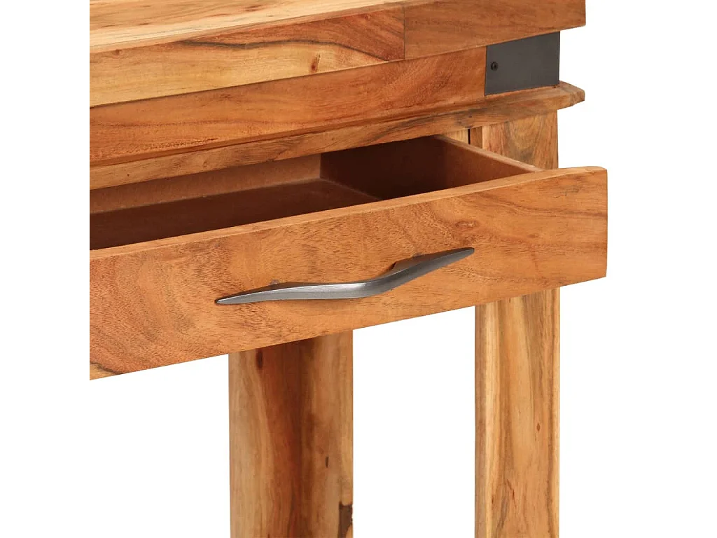 Wandtafel 110x34x74 cm massief acaciahout