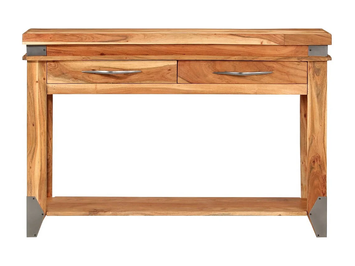 Wandtafel 110x34x74 cm massief acaciahout