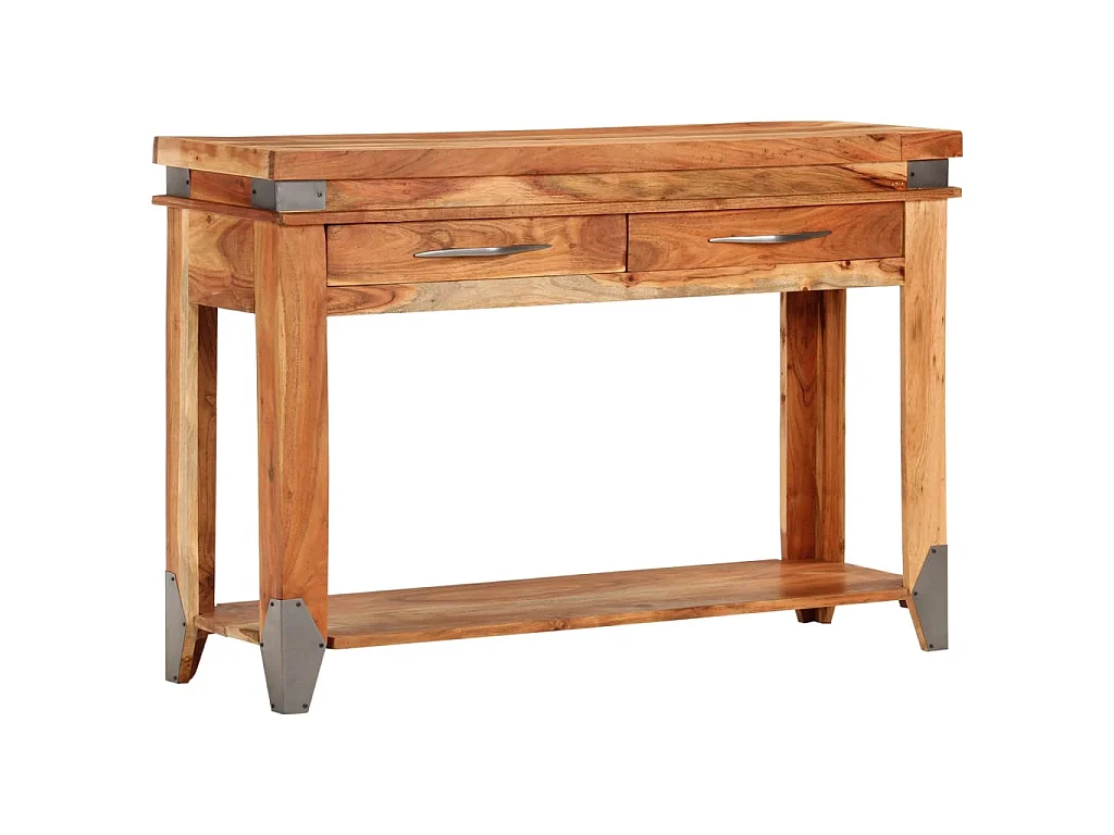 Konsolentisch 110x34x74 cm Massivholz Akazie