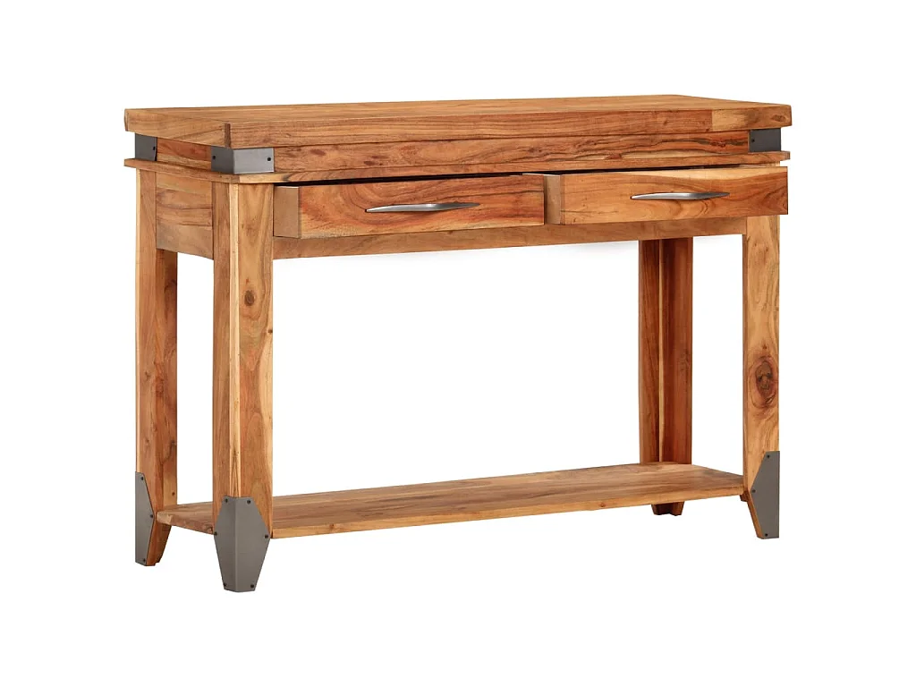 Konsolentisch 110x34x74 cm Massivholz Akazie