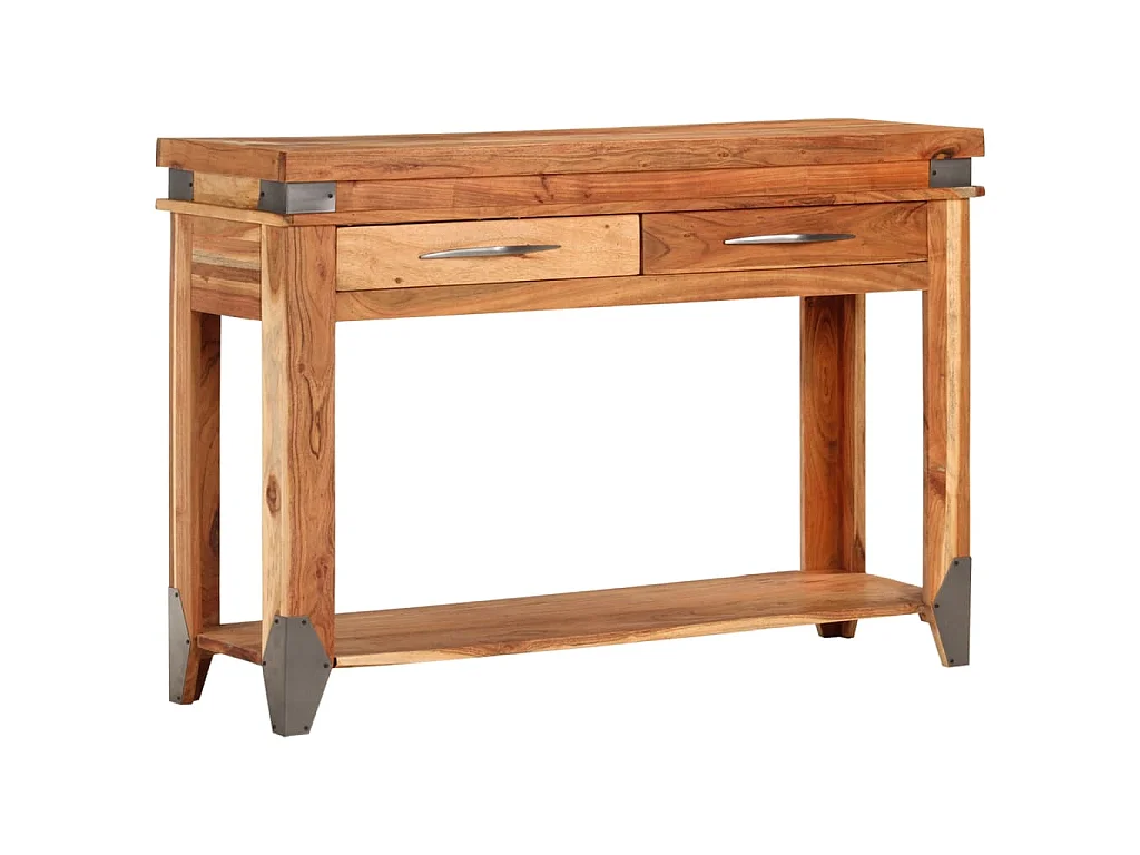 Konsolentisch 110x34x74 cm Massivholz Akazie