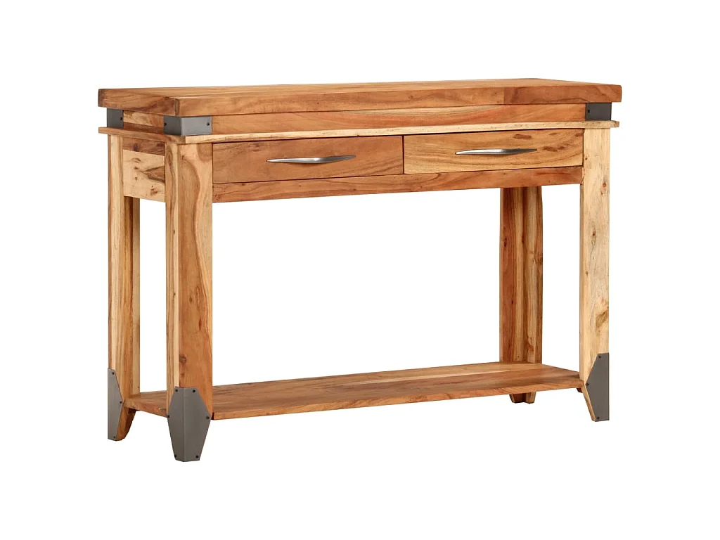 Konsolentisch 110x34x74 cm Massivholz Akazie