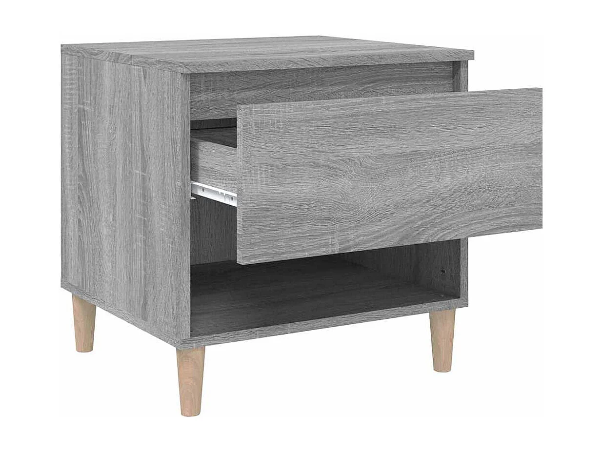 Nachttisch Grau Sonoma 50x46x50 cm Holzwerkstoff