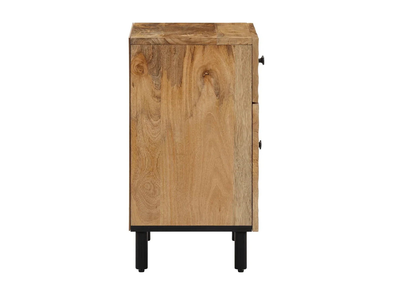 Table de chevet 50x33x60 cm bois de manguier massif