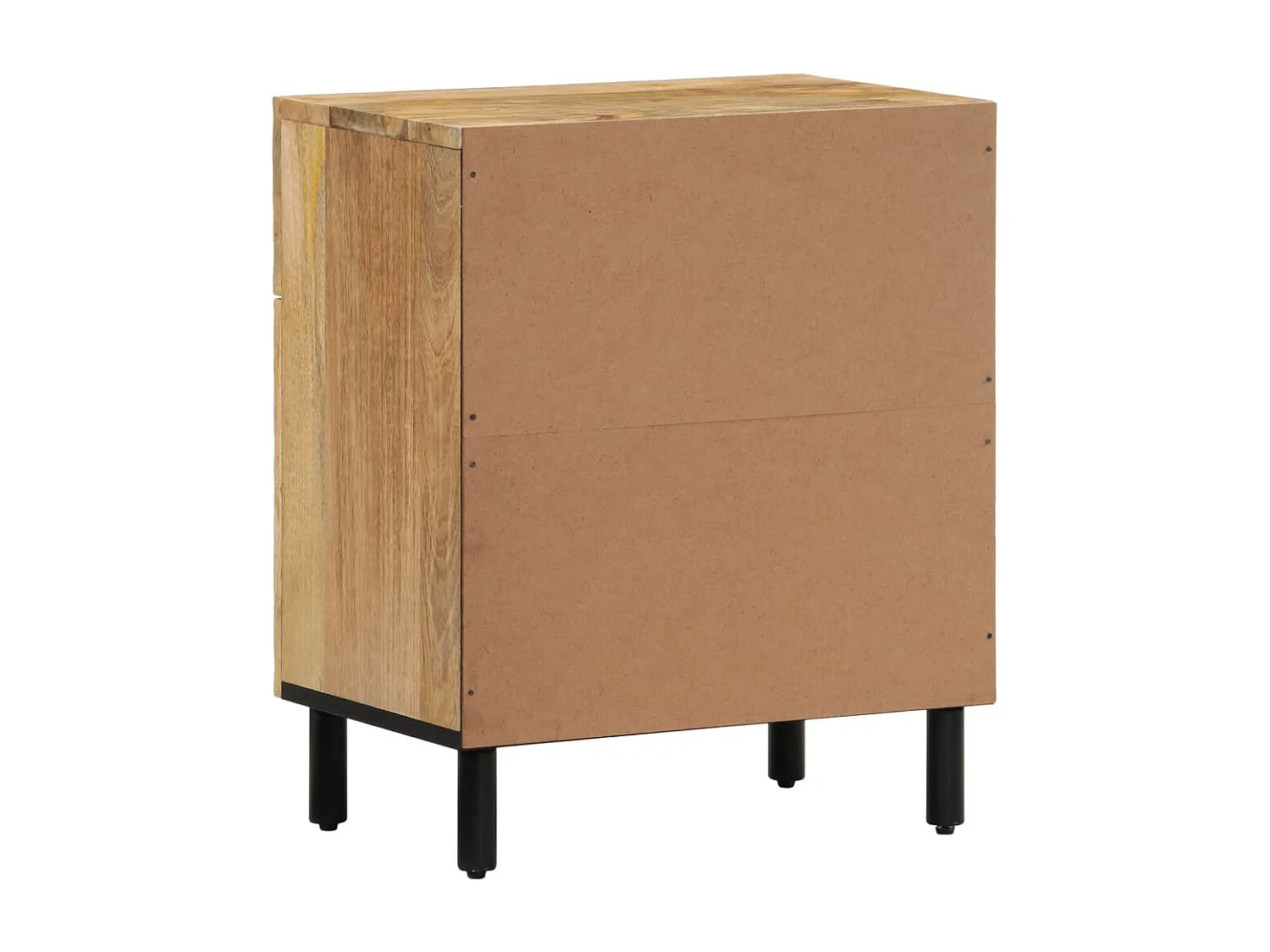 Table de chevet 50x33x60 cm bois de manguier massif