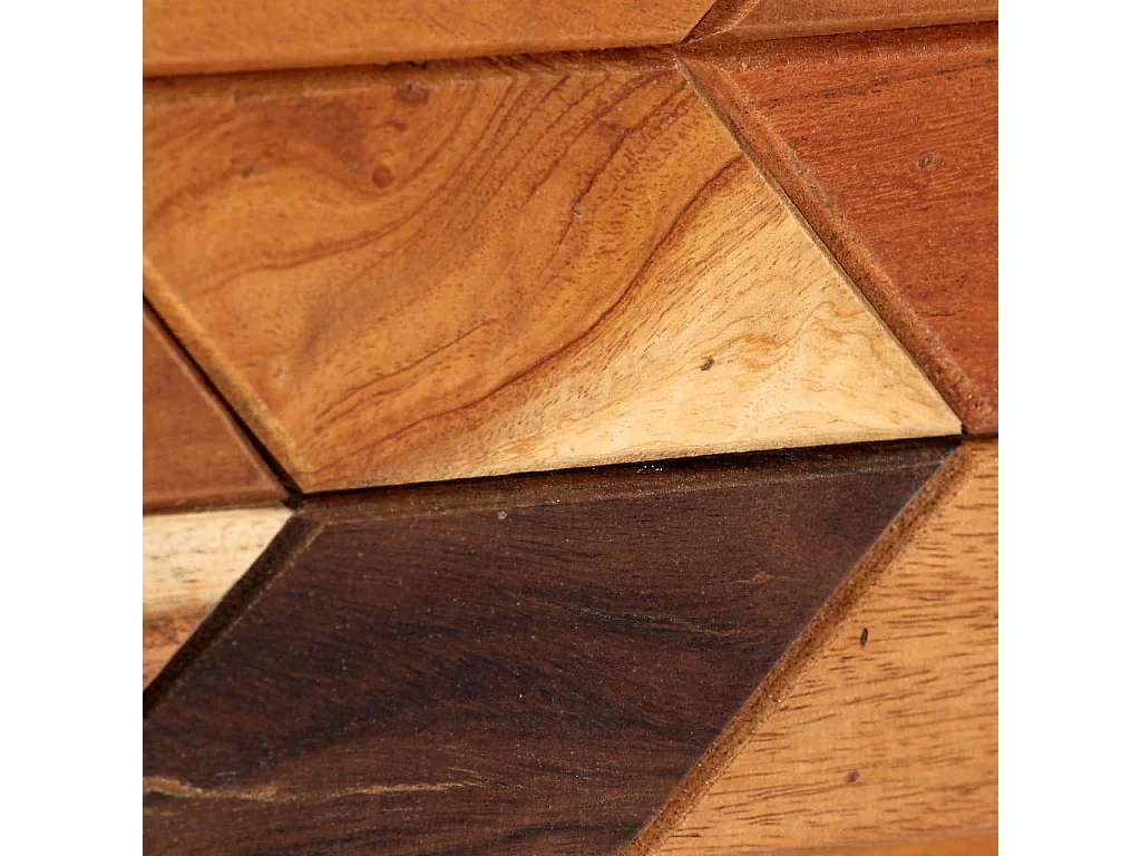 Comodino 40x30x50 cm in Legno Massello di Recupero