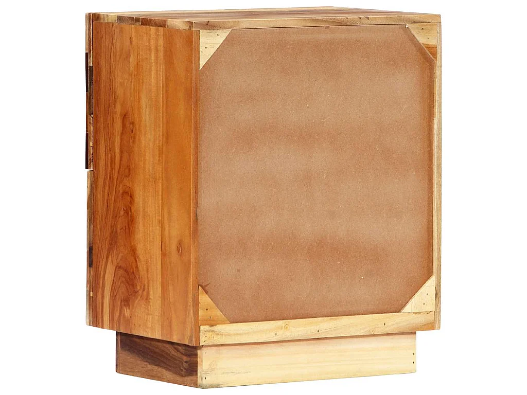 Comodino 40x30x50 cm in Legno Massello di Recupero