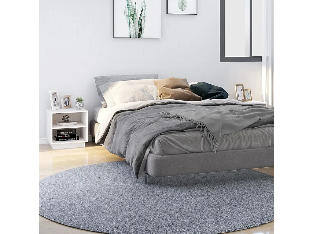 Mesitas de noche 2 uds madera maciza de pino blanco 40x34x40 cm