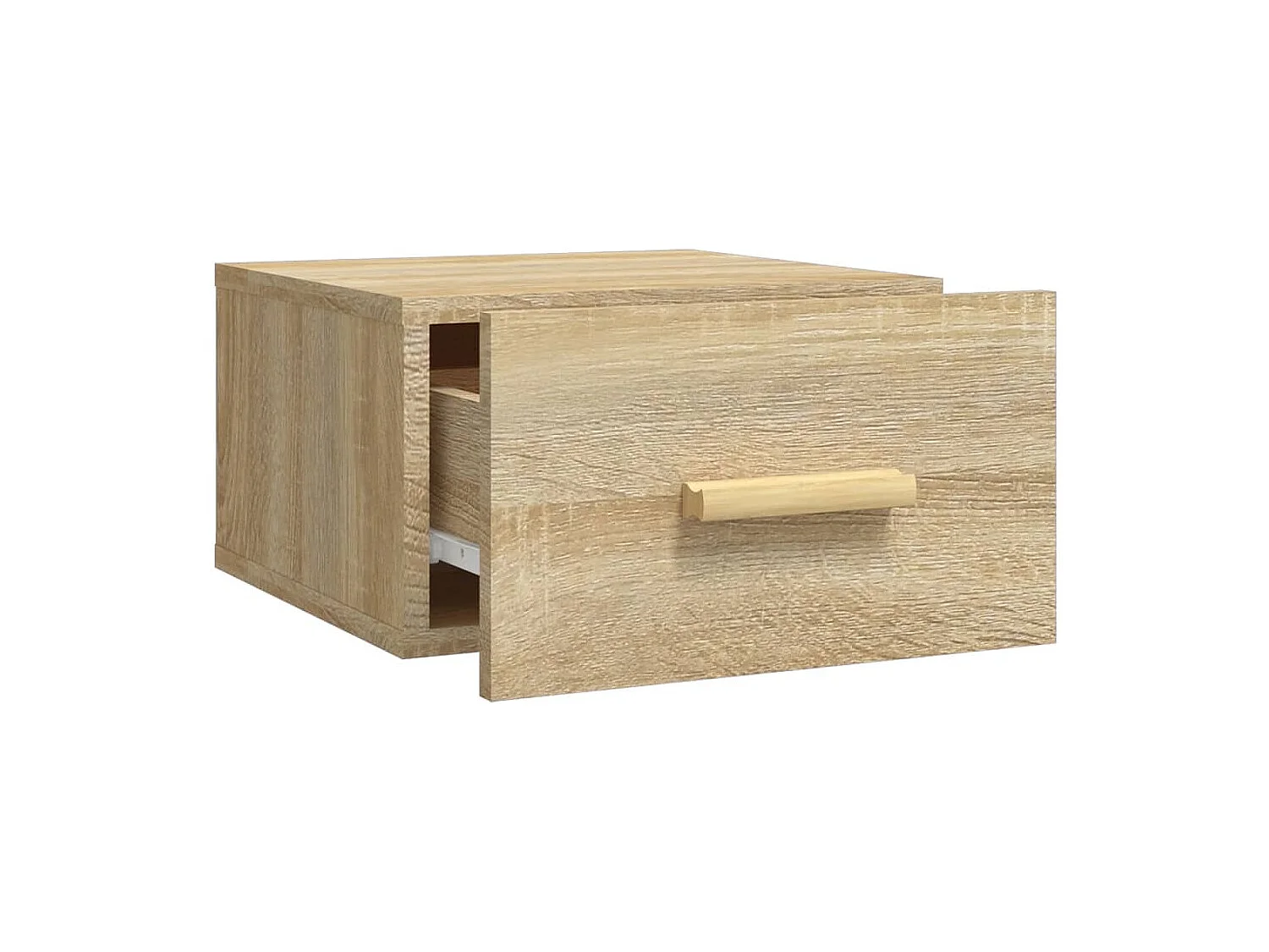 Tables de chevet murales 2 pcs chêne sonoma 35x35x20 cm