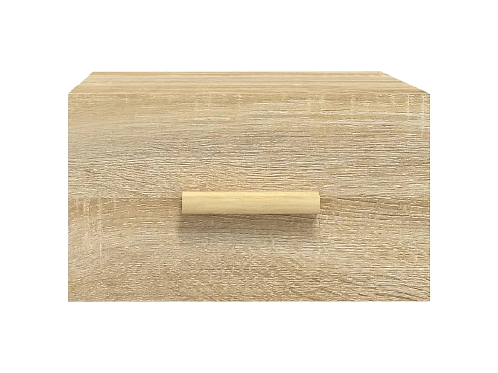Tables de chevet murales 2 pcs chêne sonoma 35x35x20 cm