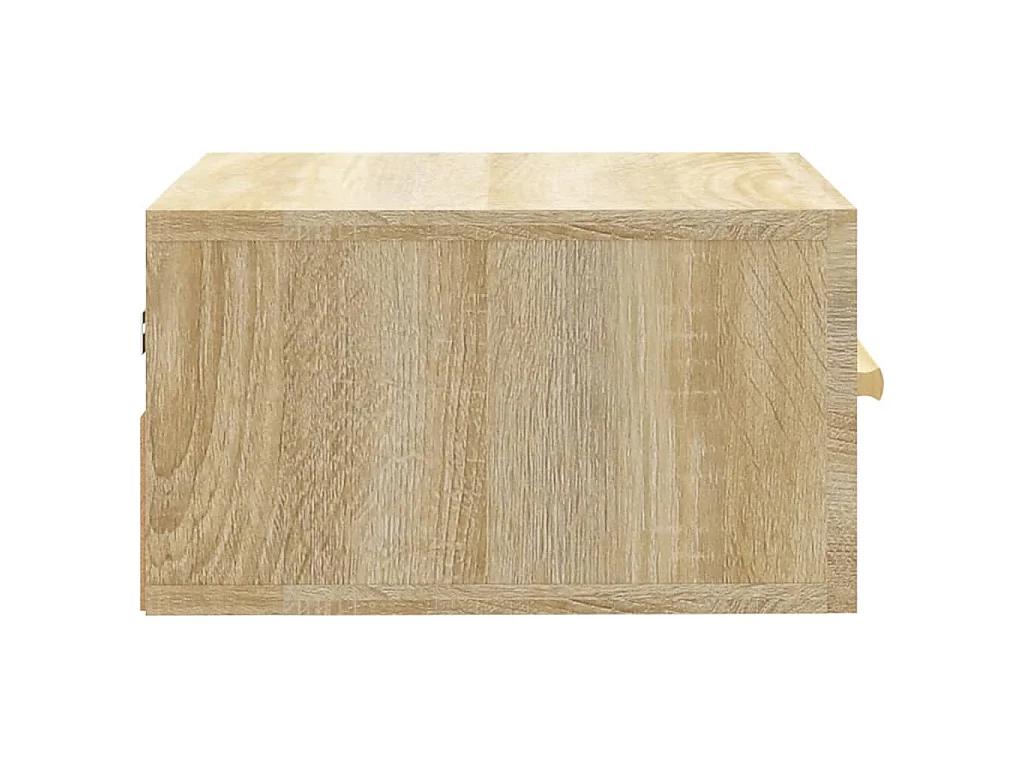 Tables de chevet murales 2 pcs chêne sonoma 35x35x20 cm
