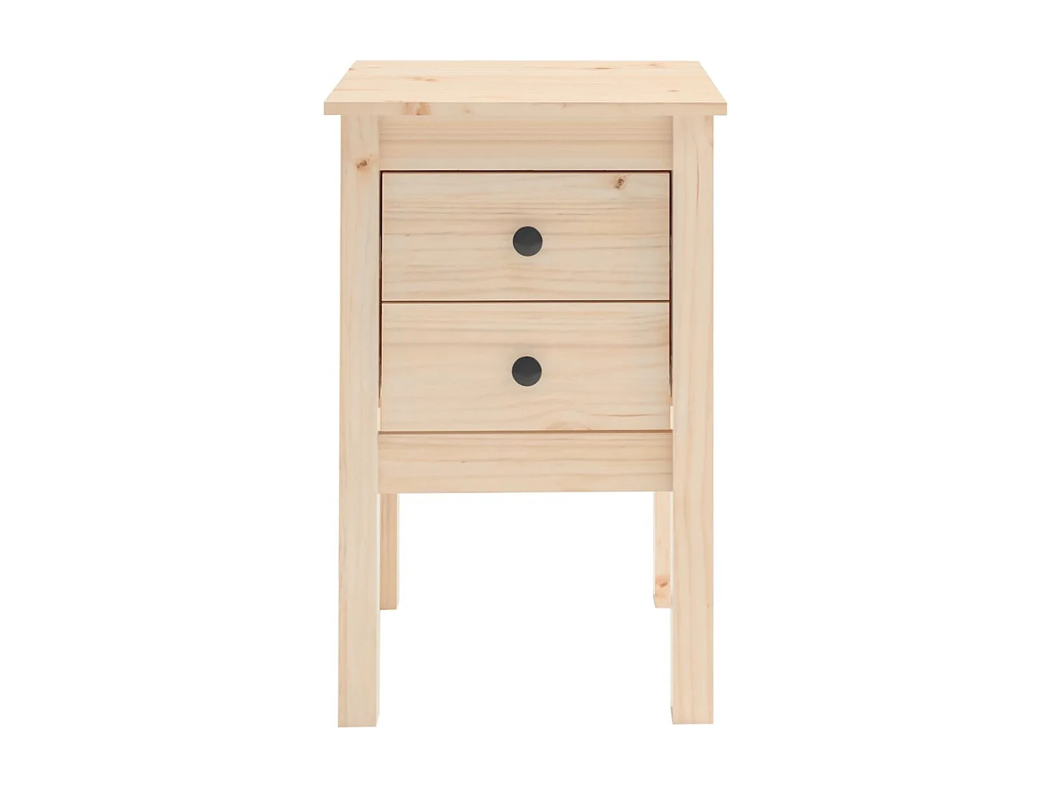 Tables de chevet 2 pcs 40x35x61,5 cm Bois de pin massif