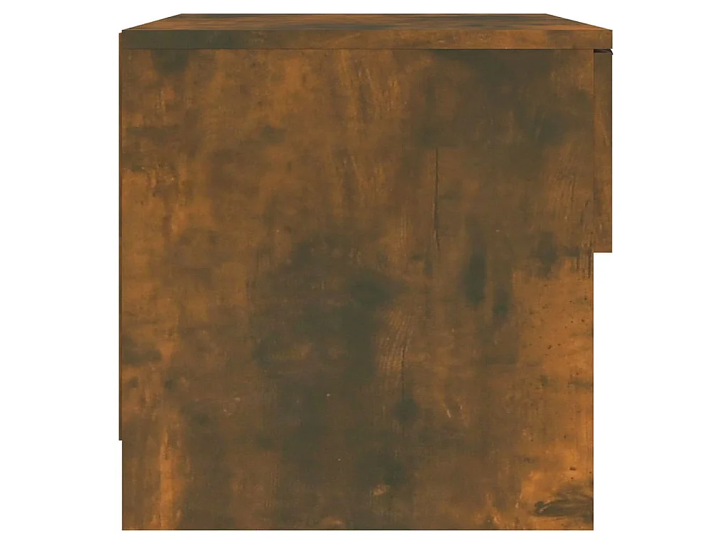 Tables de chevet 2 pcs Chêne fumé Bois d'ingénierie