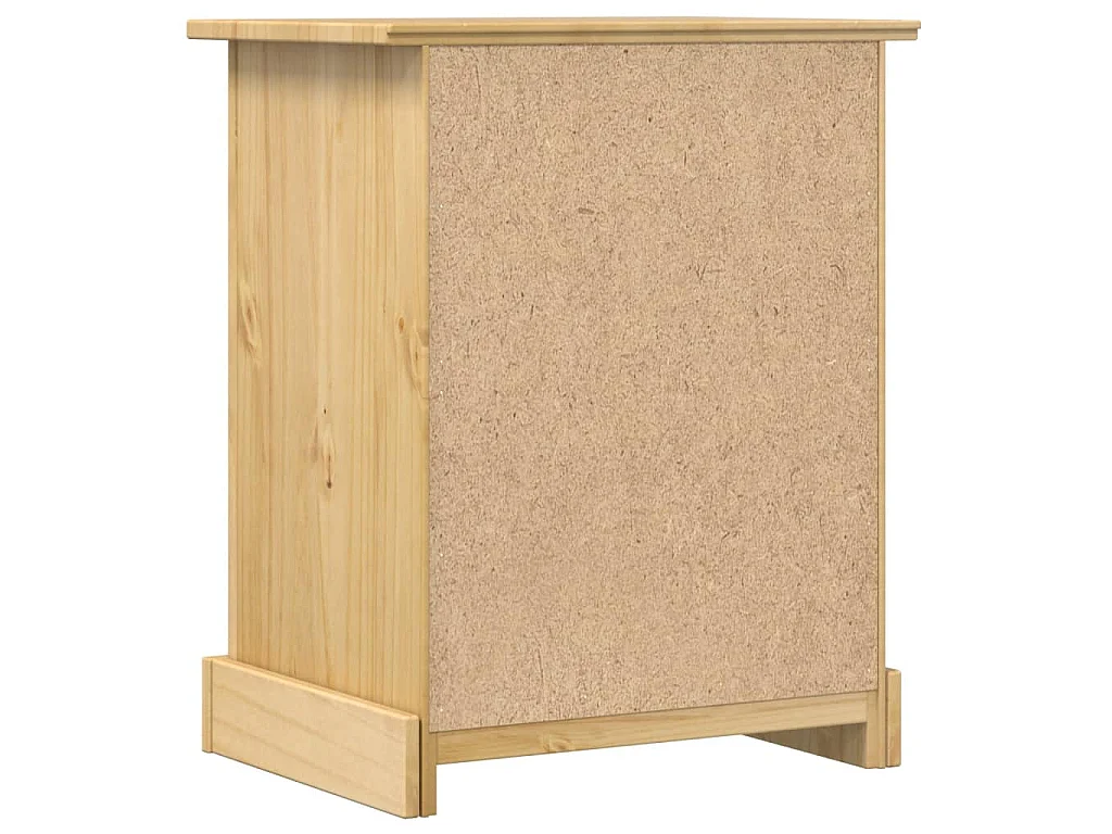 Table de chevet Corona 53x39x66 cm bois de pin massif