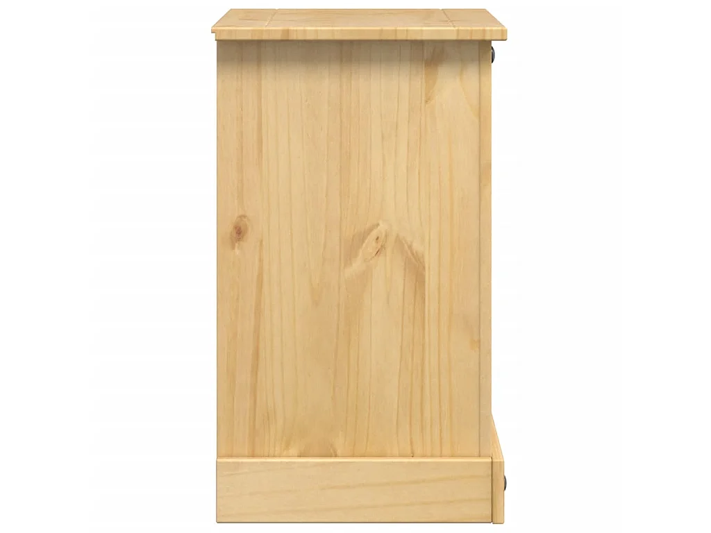 Table de chevet Corona 53x39x66 cm bois de pin massif