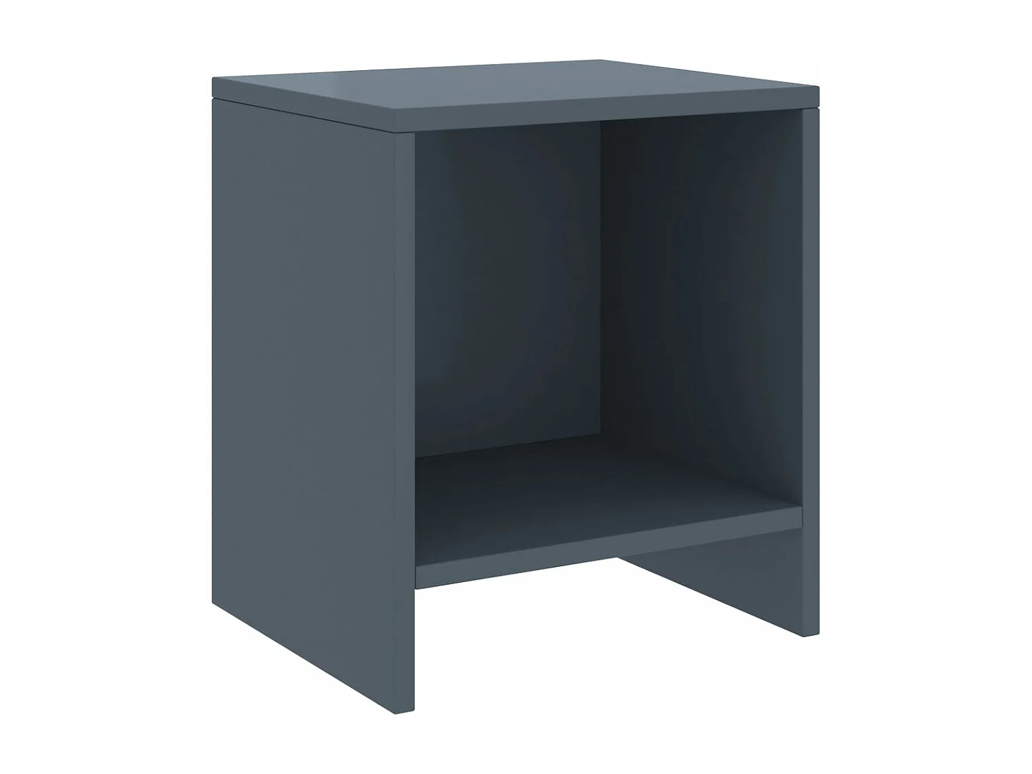 Nachtkastjes 2 st 35x30x40 cm massief grenenhout lichtgrijs