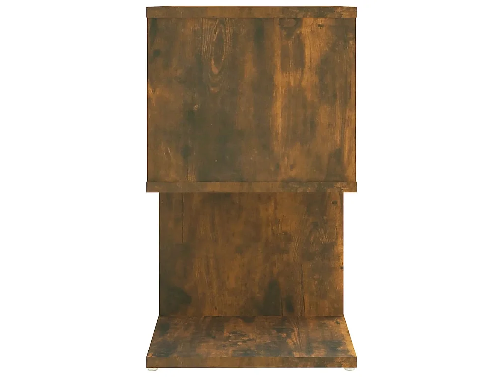 Table de chevet Chêne fumé 50x30x51,5 cm Bois d'ingénierie