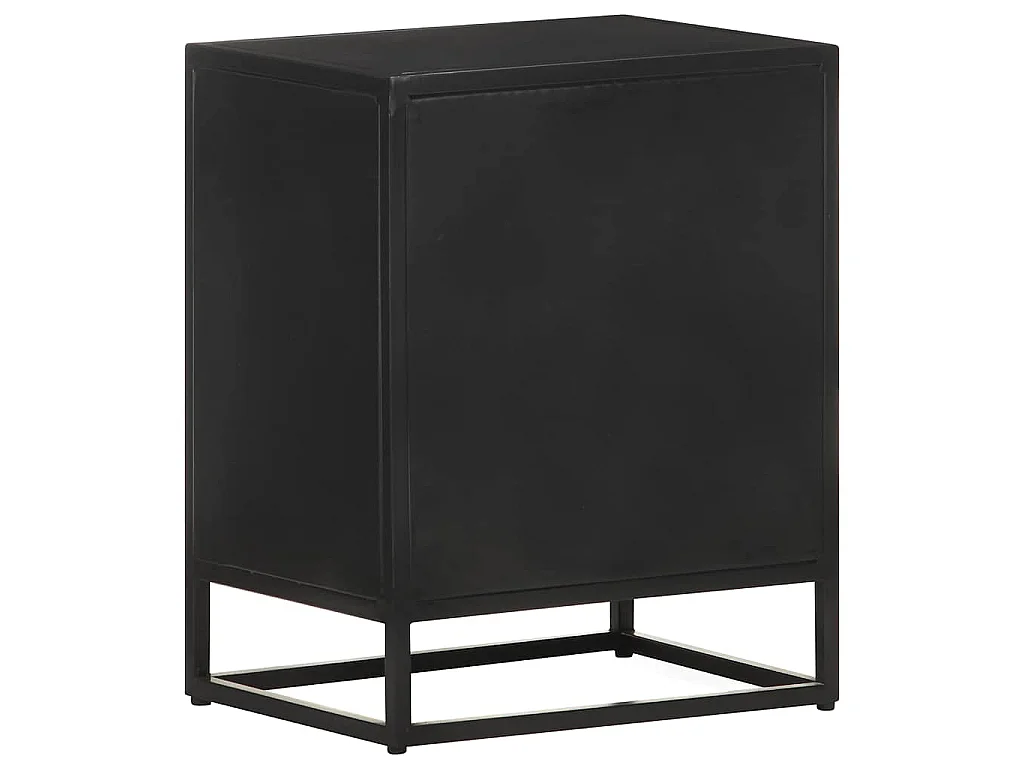 Table de chevet 40x30x50 cm Bois de manguier brut