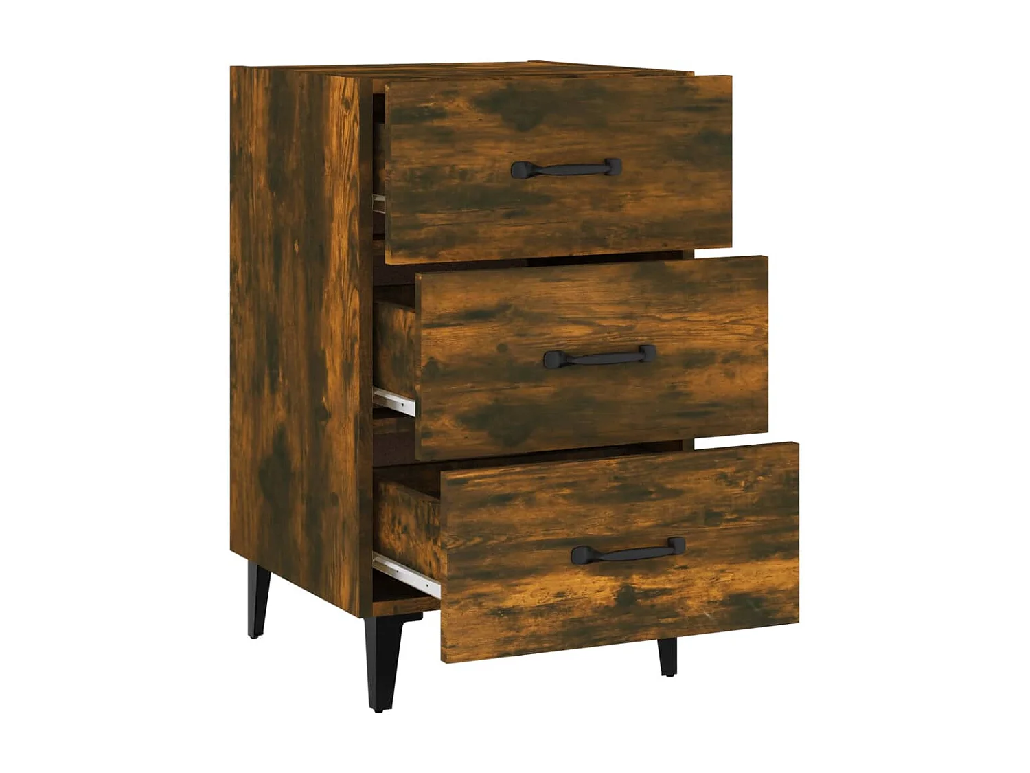 Nachttisch Räuchereiche 40x40x66 cm Holzwerkstoff