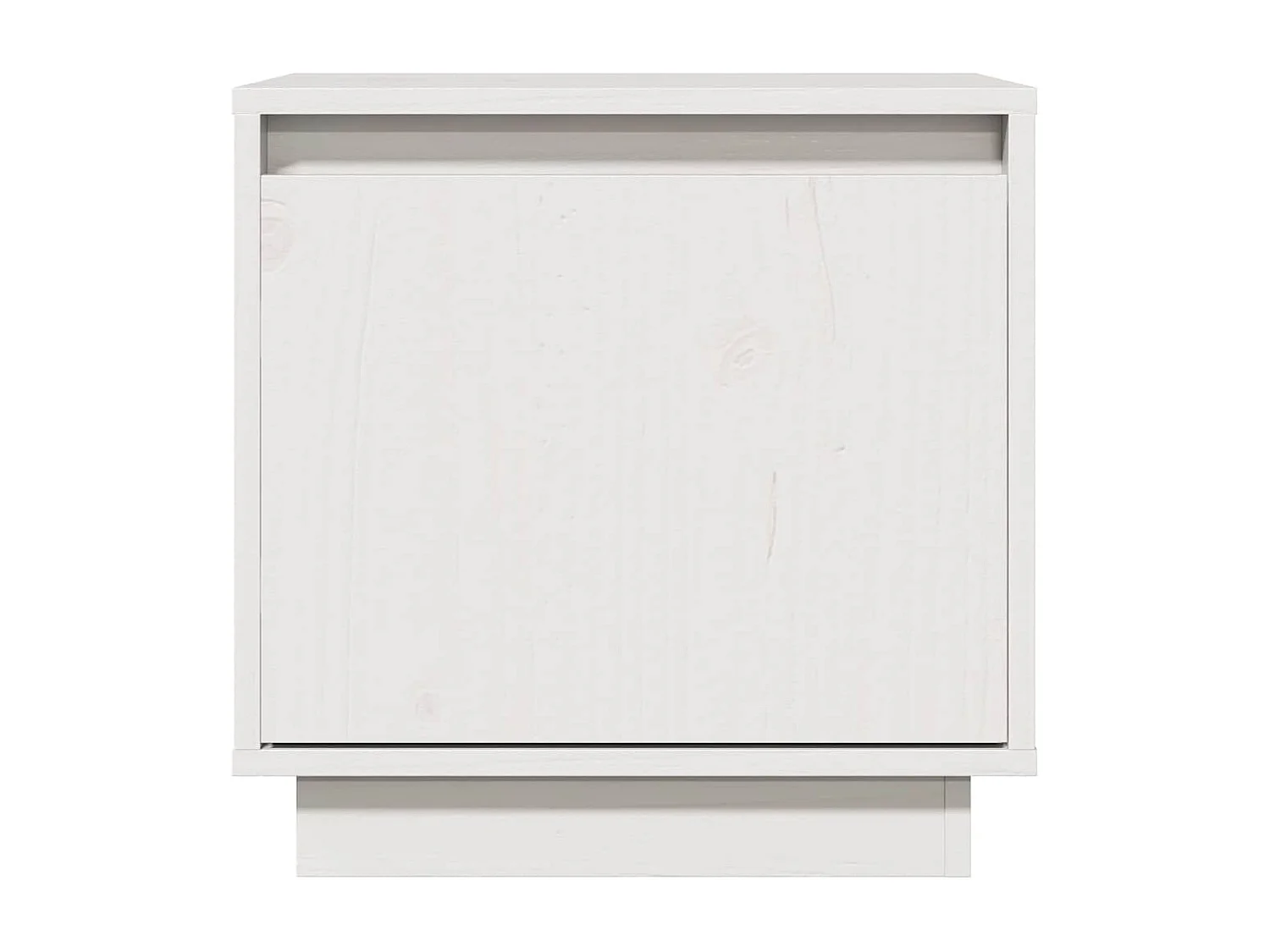 Table de chevet Blanc 40x30x40 cm Bois de pin solide