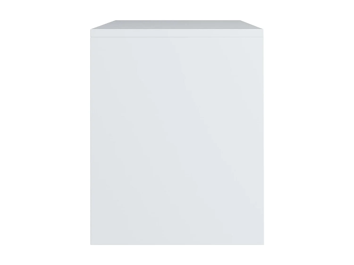 Comodini Bianchi 2 pz 40x30x40 cm Legno Ingegnerizzato