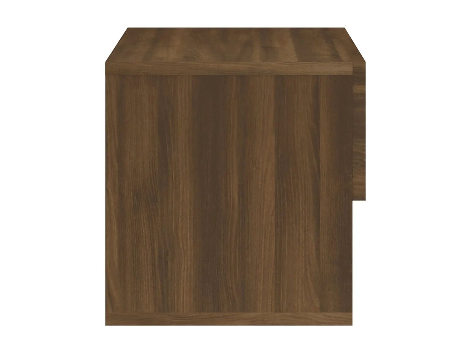 Mesa de cabeceira montagem na parede carvalho castanho