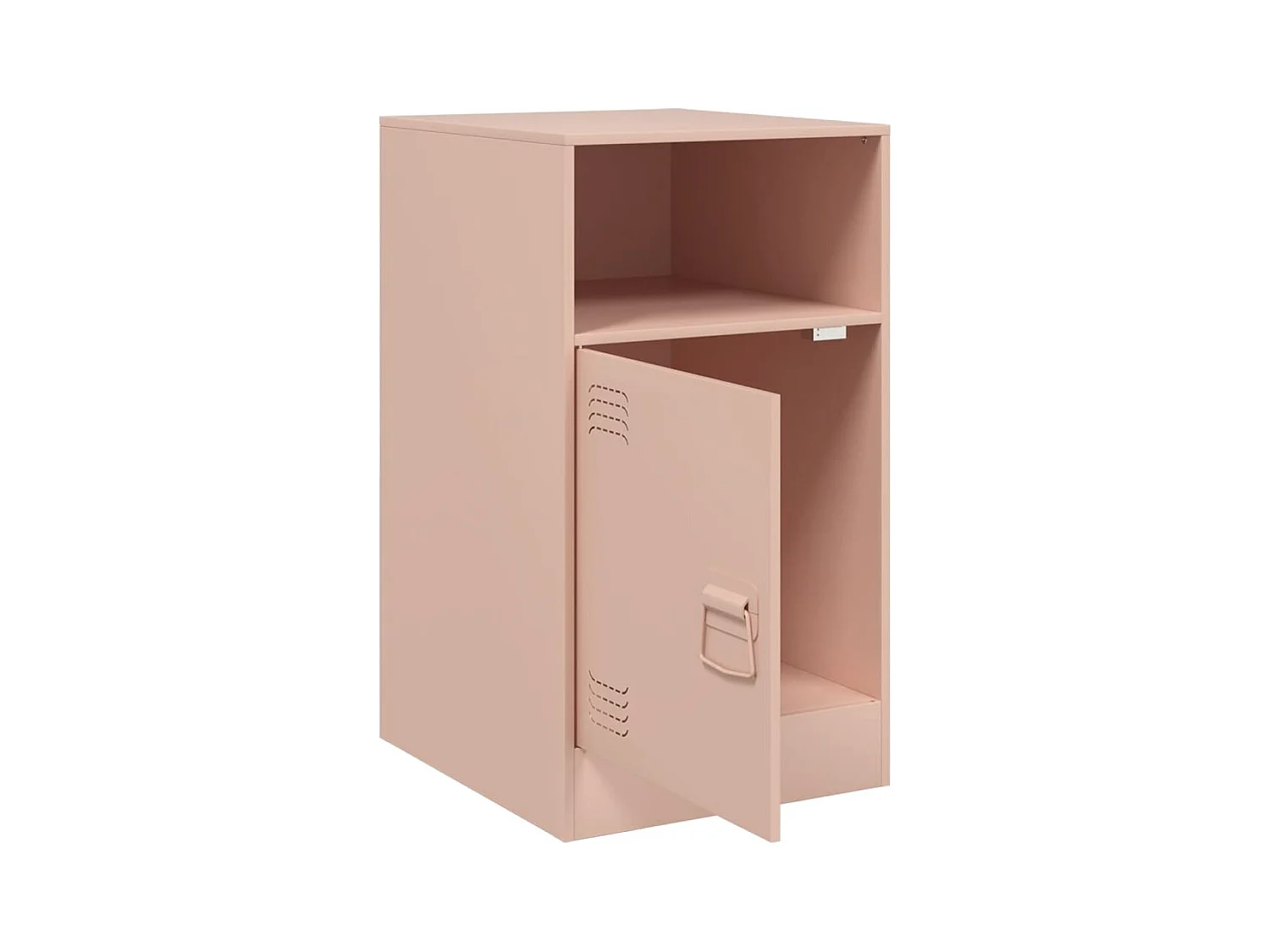 Tables de chevet 2 pcs rose 34,5x39x62 cm acier