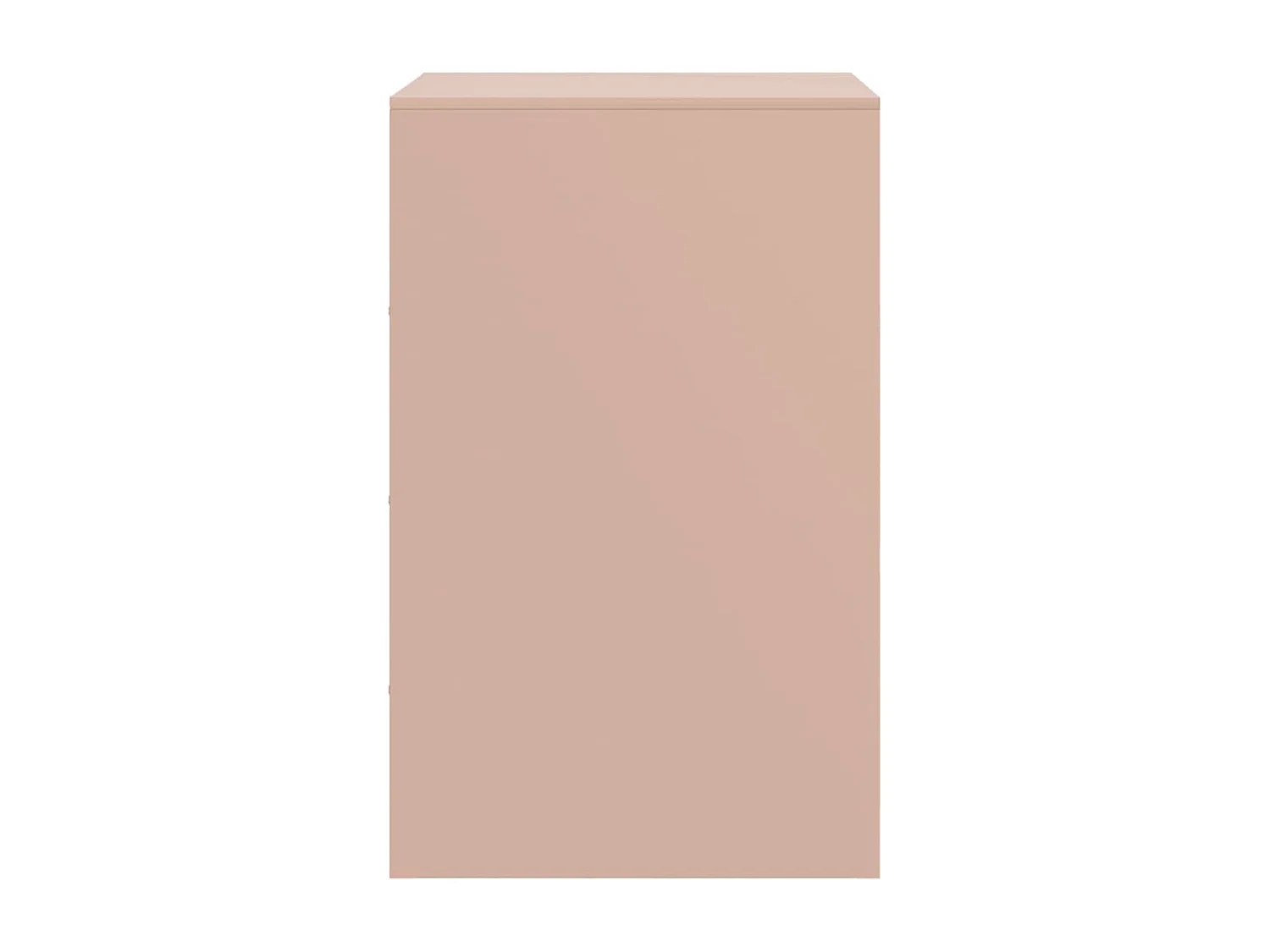 Nachtkastjes 2 st 34,5x39x62 cm staal roze