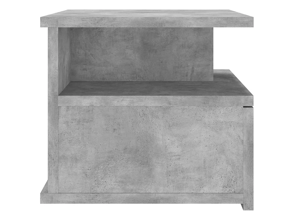 Comodini Pensili 2pz Grigio Cemento 40x31x27cm in Multistrato
