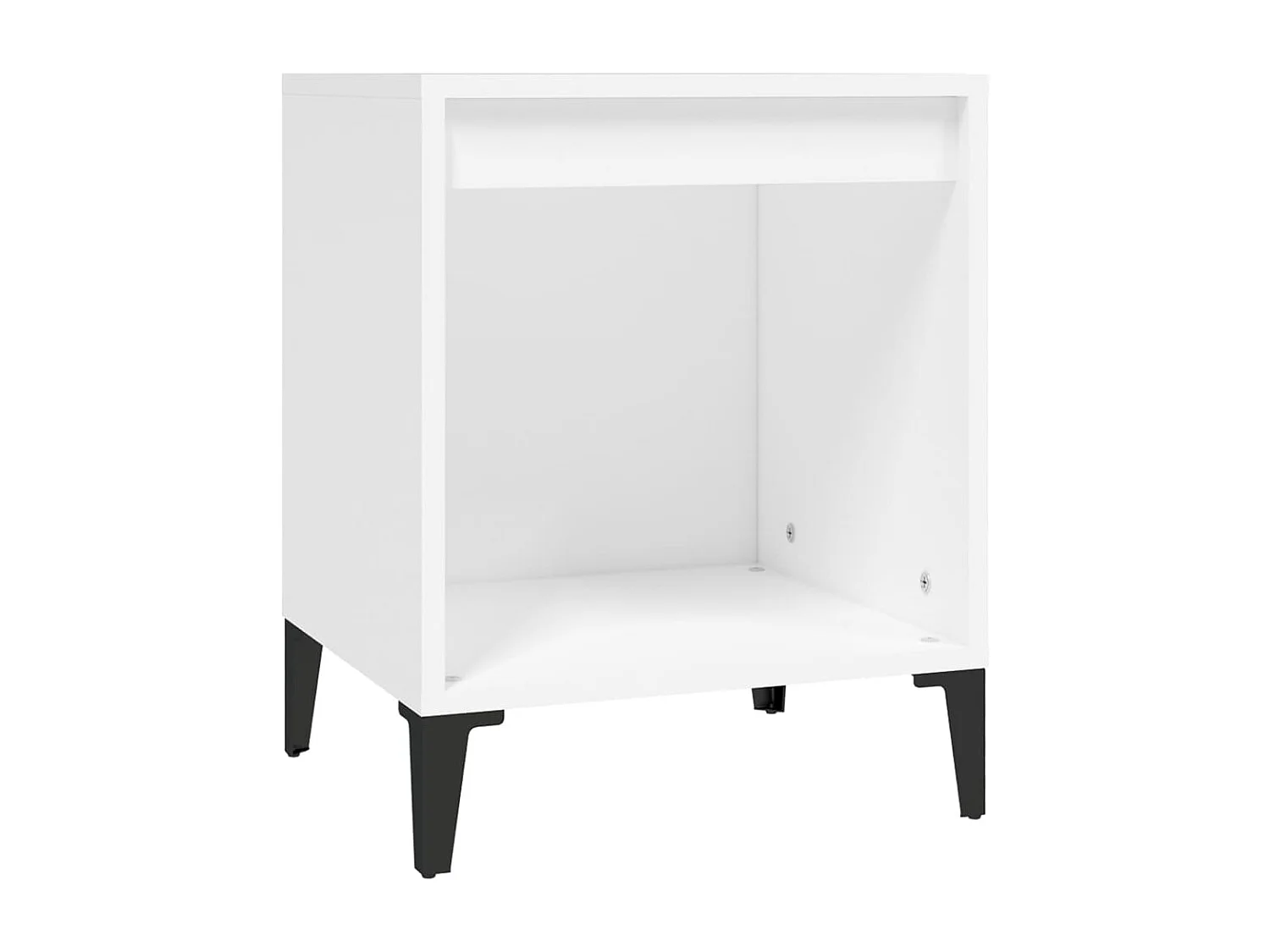 Table de chevet Blanc 40x35x50 cm