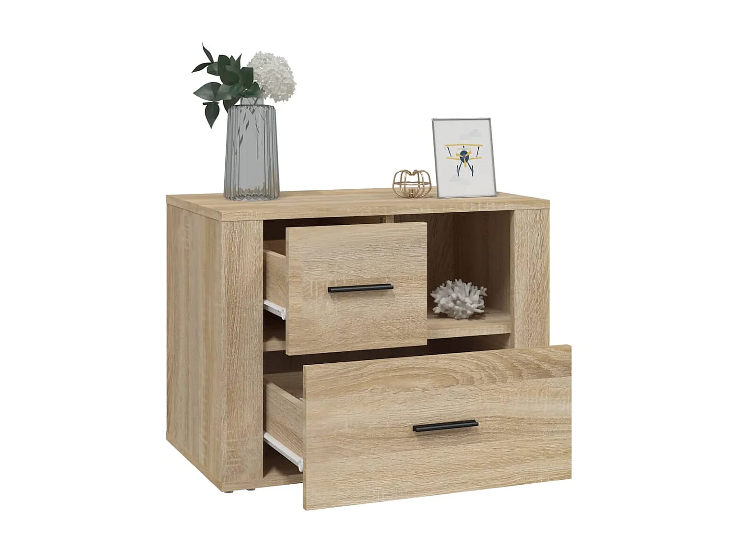 Nachttisch Sonoma-Eiche 60x36x45 cm Holzwerkstoff