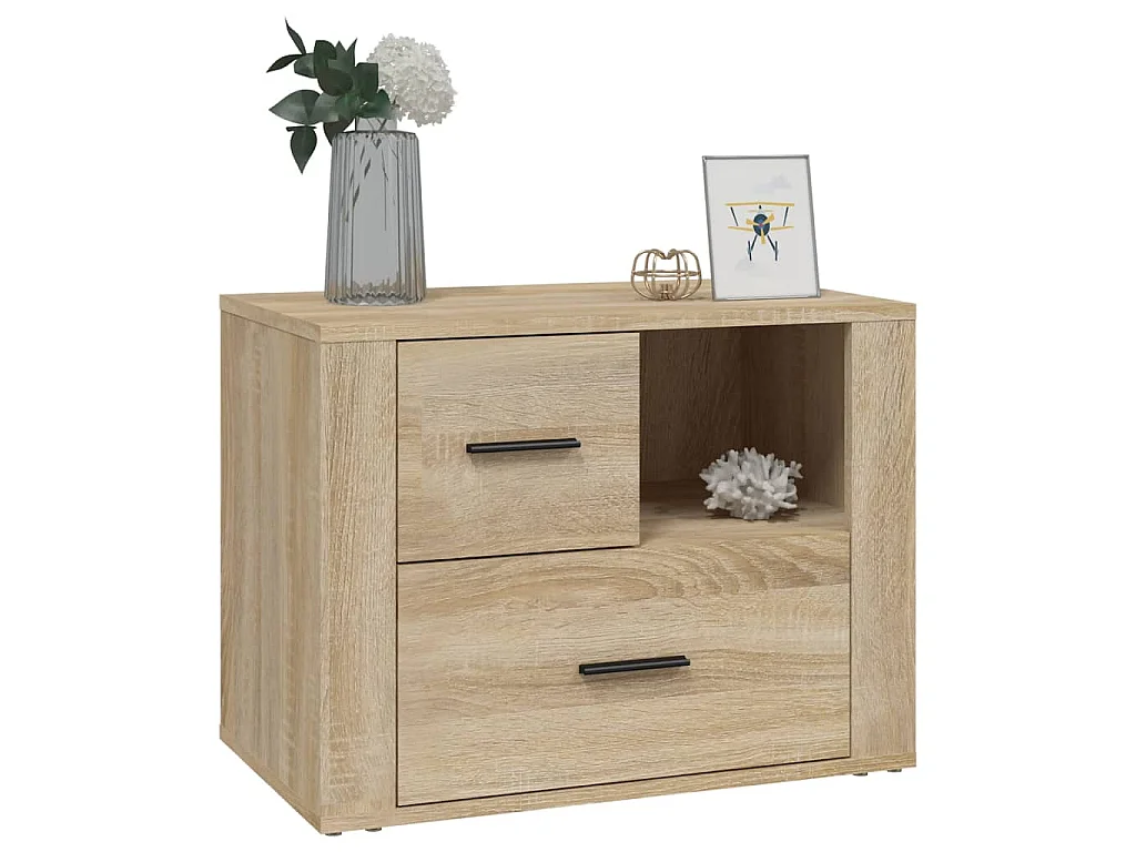 Nachttisch Sonoma-Eiche 60x36x45 cm Holzwerkstoff