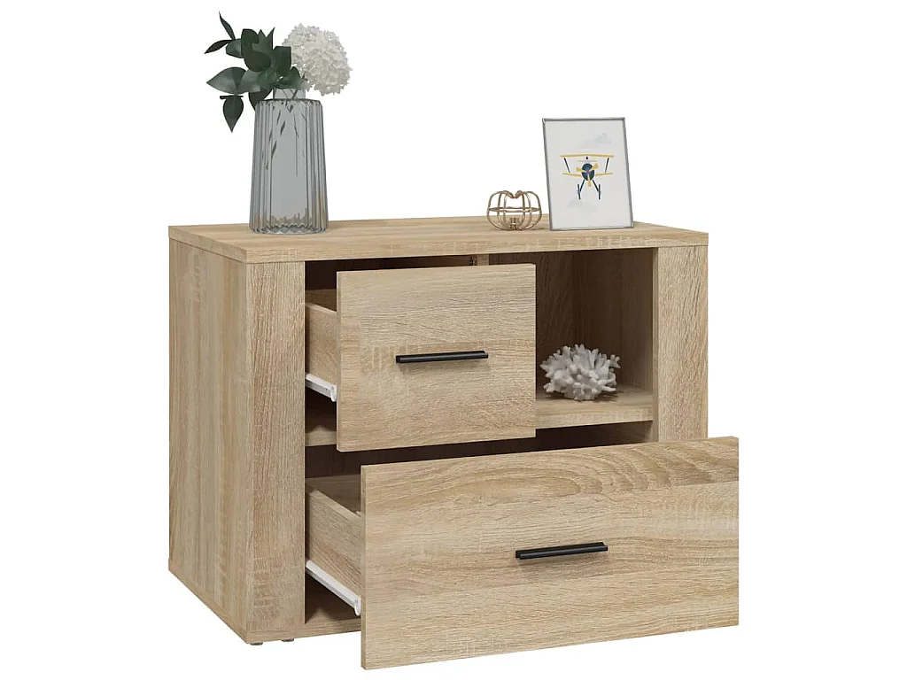 Nachttisch Sonoma-Eiche 60x36x45 cm Holzwerkstoff