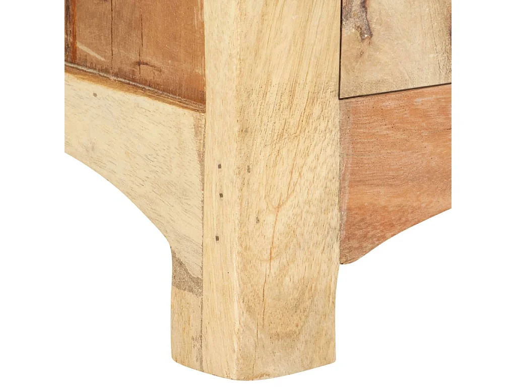 Table de chevet 40 x 30 x 50 cm Bois de récupération massif
