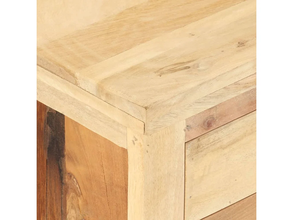 Table de chevet 40 x 30 x 50 cm Bois de récupération massif