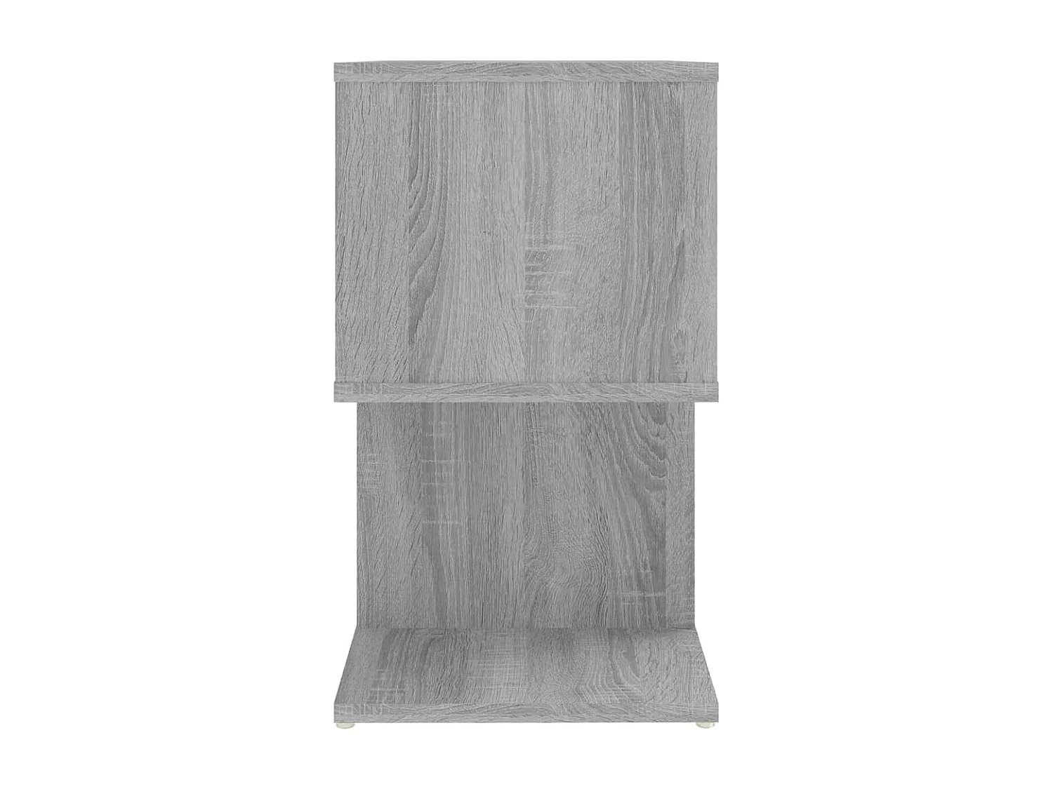 Nachtkastjes 2 st 50x30x51,5 cm bewerkt hout grijs sonoma eiken