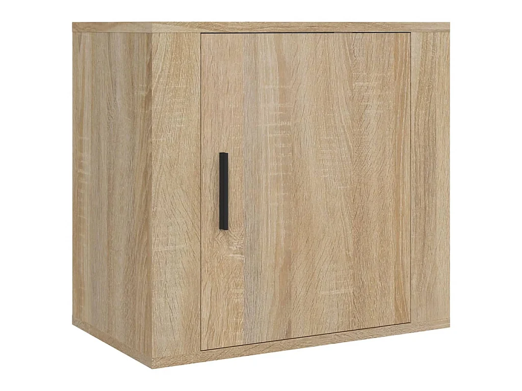 Mesitas de noche de pared 2 uds color roble Sonoma 50x30x47 cm