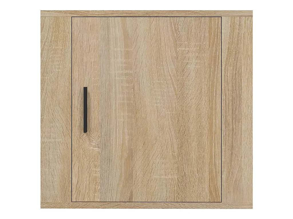 Mesitas de noche de pared 2 uds color roble Sonoma 50x30x47 cm