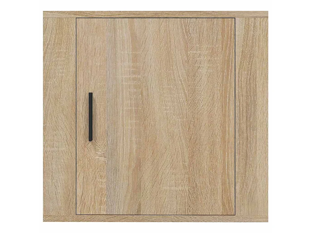 Mesitas de noche de pared 2 uds color roble Sonoma 50x30x47 cm