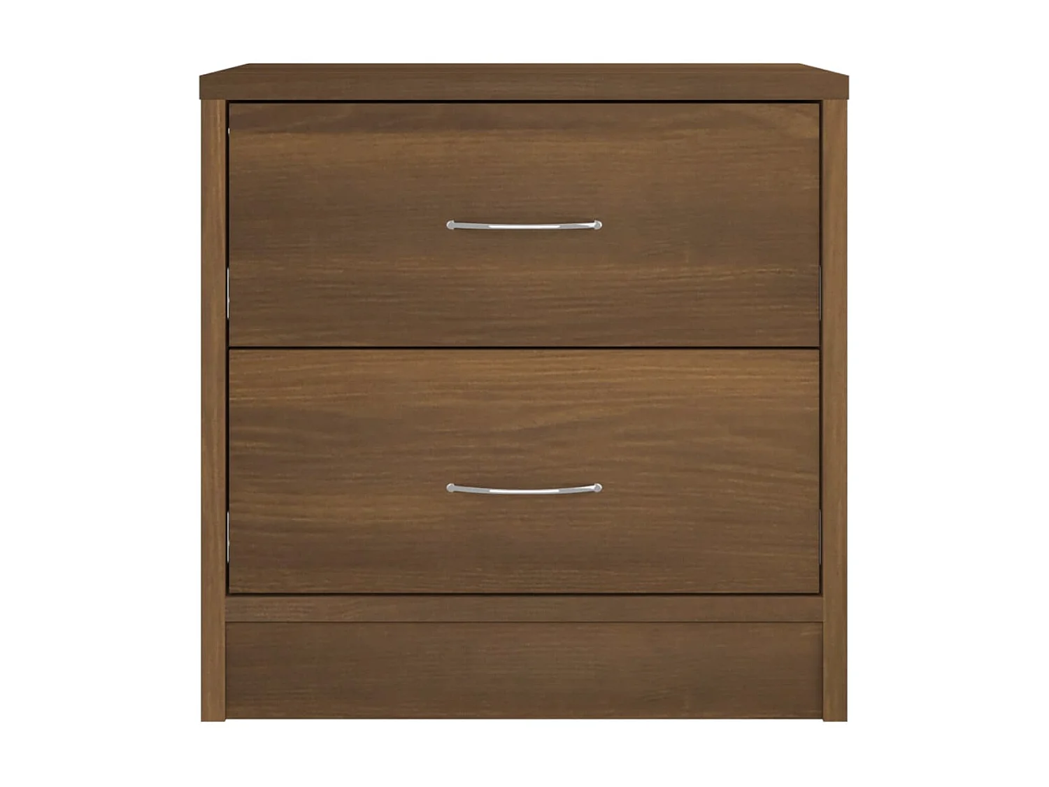 Nachttische 2 Stk. Braun Eichen-Optik 40x30x40 cm Holzwerkstoff