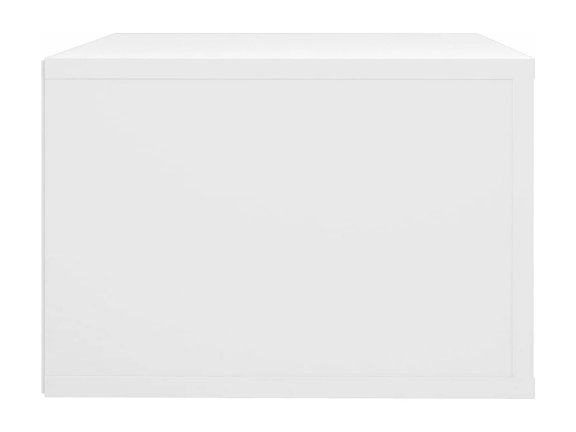 Tables de chevet murales 2 pcs Blanc 50x36x25 cm