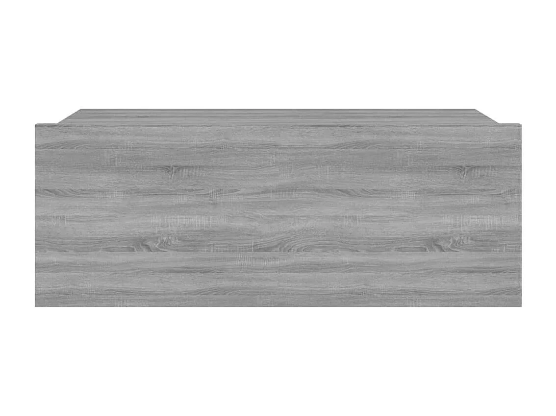 Hängender Nachttisch Grau Sonoma 40x30x15 cm Holzwerkstoff